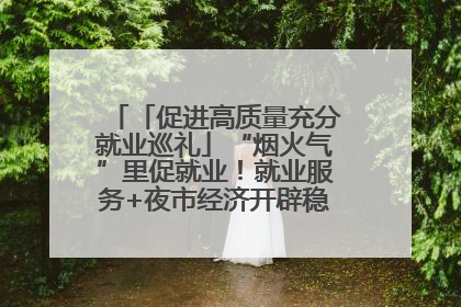 「促进高质量充分就业巡礼」“烟火气”里促就业！就业服务+夜市经济开辟稳就业新场景