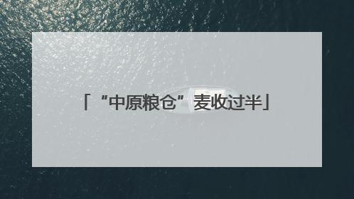 “中原粮仓”麦收过半