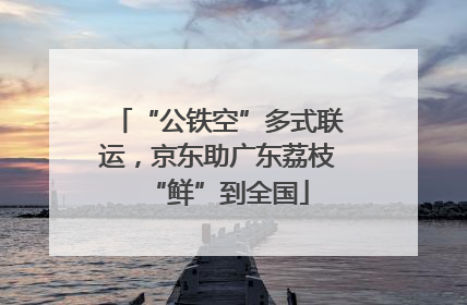 “公铁空”多式联运，京东助广东荔枝“鲜”到全国