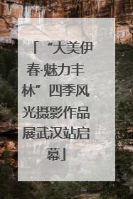 “大美伊春·魅力丰林”四季风光摄影作品展武汉站启幕