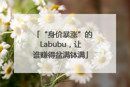 “身价暴涨”的Labubu，让谁赚得盆满钵满