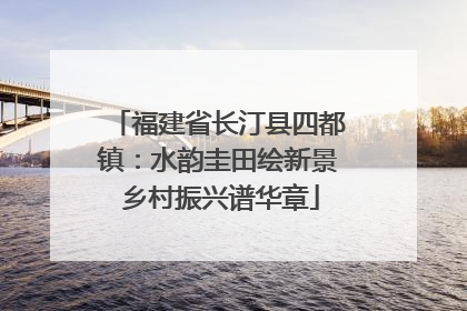 福建省长汀县四都镇：水韵圭田绘新景 乡村振兴谱华章