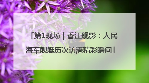 第1现场｜香江舰影：人民海军舰艇历次访港精彩瞬间