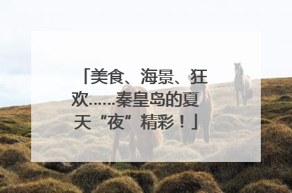 美食、海景、狂欢……秦皇岛的夏天“夜”精彩！