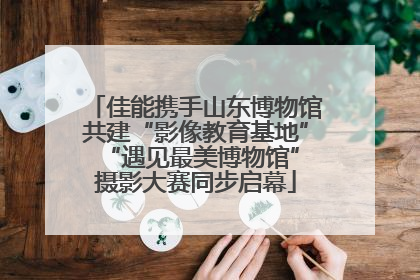 佳能携手山东博物馆共建“影像教育基地” “遇见最美博物馆”摄影大赛同步启幕