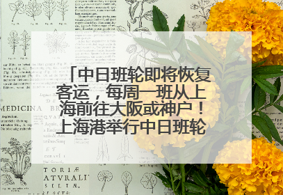 中日班轮即将恢复客运，每周一班从上海前往大阪或神户！上海港举行中日班轮船港联动应急演练