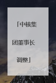 中核集团董事长调整