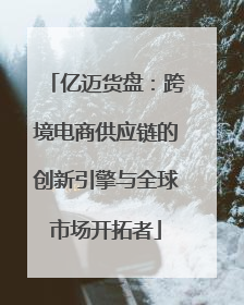 亿迈货盘：跨境电商供应链的创新引擎与全球市场开拓者