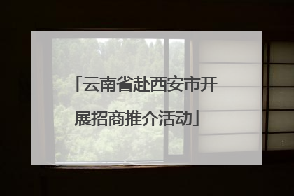 云南省赴西安市开展招商推介活动