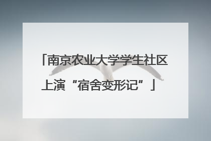 南京农业大学学生社区上演“宿舍变形记”