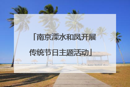南京溧水和凤开展传统节日主题活动