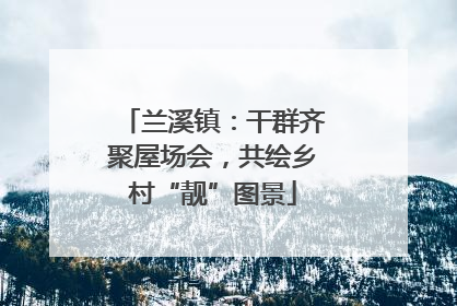 兰溪镇：干群齐聚屋场会，共绘乡村“靓”图景