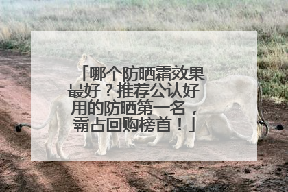 哪个防晒霜效果最好？推荐公认好用的防晒第一名，霸占回购榜首！