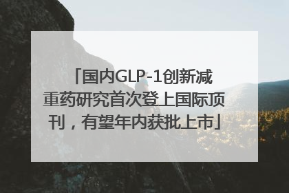 国内GLP-1创新减重药研究首次登上国际顶刊，有望年内获批上市