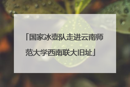 国家冰壶队走进云南师范大学西南联大旧址