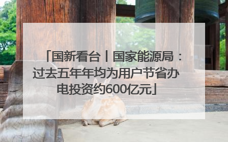国新看台丨国家能源局：过去五年年均为用户节省办电投资约600亿元