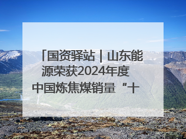 国资驿站｜山东能源荣获2024年度中国炼焦煤销量“十强”；全国首例铁路盖上智慧物流园钢结构主体完工