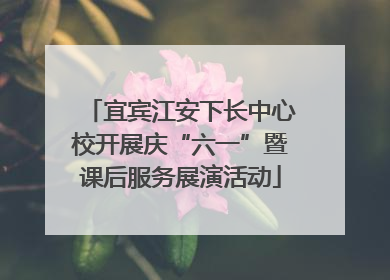宜宾江安下长中心校开展庆“六一”暨课后服务展演活动