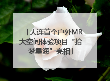 大连首个户外MR大空间体验项目“拾梦星海”亮相