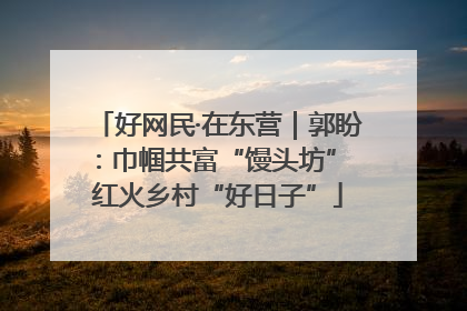 好网民·在东营｜郭盼：巾帼共富“馒头坊” 红火乡村“好日子”