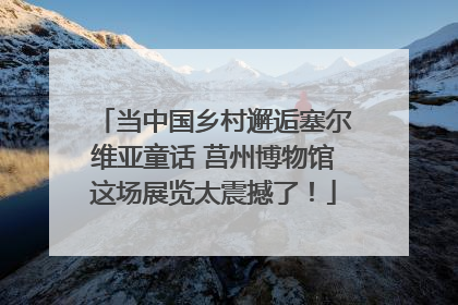 当中国乡村邂逅塞尔维亚童话 莒州博物馆这场展览太震撼了！