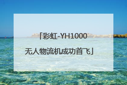 彩虹-YH1000无人物流机成功首飞