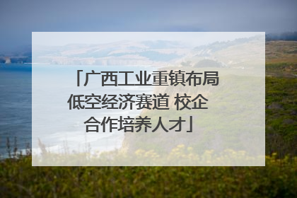 广西工业重镇布局低空经济赛道 校企合作培养人才