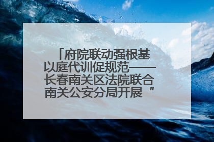 府院联动强根基 以庭代训促规范——长春南关区法院联合南关公安分局开展“以庭代训”