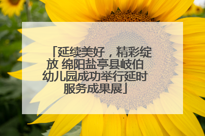 延续美好，精彩绽放 绵阳盐亭县岐伯幼儿园成功举行延时服务成果展