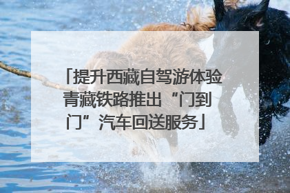 提升西藏自驾游体验 青藏铁路推出“门到门”汽车回送服务