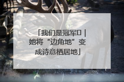 我们是冠军㉓｜她将“边角地”变成诗意栖居地