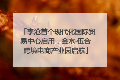 李沧首个现代化国际贸易中心启用，金水·伍合跨境电商产业园启航