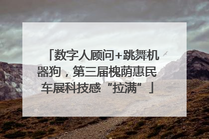 数字人顾问+跳舞机器狗，第三届槐荫惠民车展科技感“拉满”