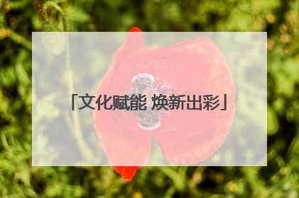 文化赋能 焕新出彩