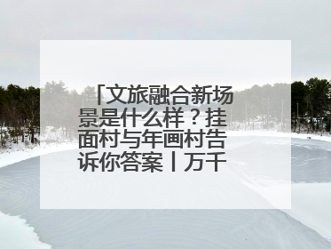 文旅融合新场景是什么样？挂面村与年画村告诉你答案丨万千气象看四川