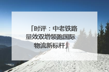 时评：中老铁路量效双增领跑国际物流新标杆