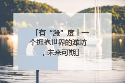 有“潍”度丨一个拥抱世界的潍坊，未来可期