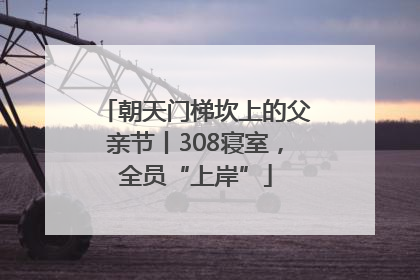 朝天门梯坎上的父亲节丨308寝室，全员“上岸”