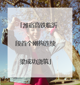 潍宿高铁临沂段首个刚构连续梁成功浇筑