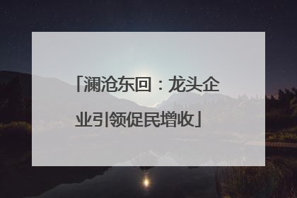 澜沧东回：龙头企业引领促民增收