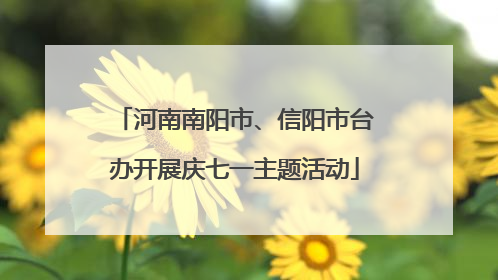 河南南阳市、信阳市台办开展庆七一主题活动