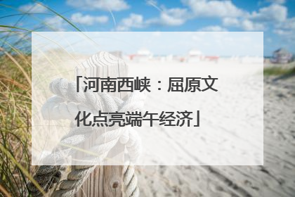 河南西峡：屈原文化点亮端午经济