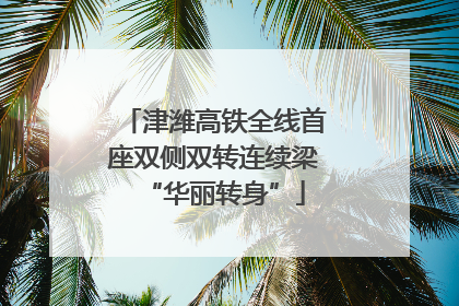 津潍高铁全线首座双侧双转连续梁“华丽转身”