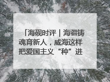 海砚时评｜海疆铸魂育新人，威海这样把爱国主义“种”进年轻人心里
