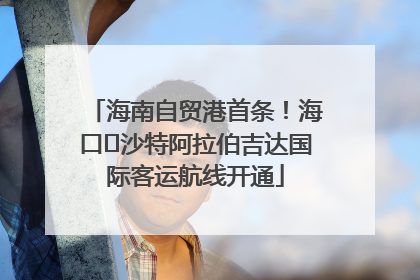 海南自贸港首条！海口⇌沙特阿拉伯吉达国际客运航线开通