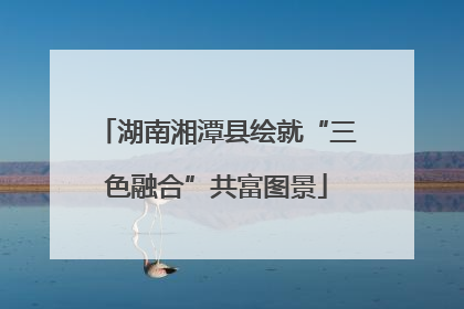 湖南湘潭县绘就“三色融合”共富图景