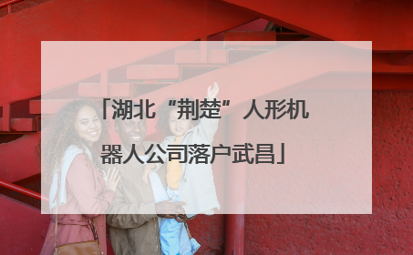 湖北“荆楚”人形机器人公司落户武昌
