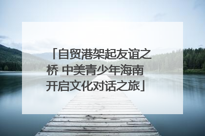 自贸港架起友谊之桥 中美青少年海南开启文化对话之旅