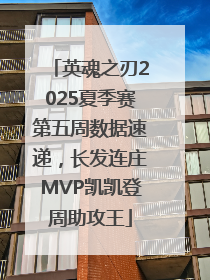 英魂之刃2025夏季赛第五周数据速递，长发连庄MVP凯凯登周助攻王
