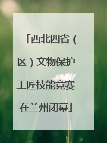 西北四省（区）文物保护工匠技能竞赛在兰州闭幕